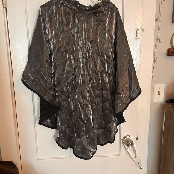 Moresca khadija blouse black and sliver - Picture 3 of 5